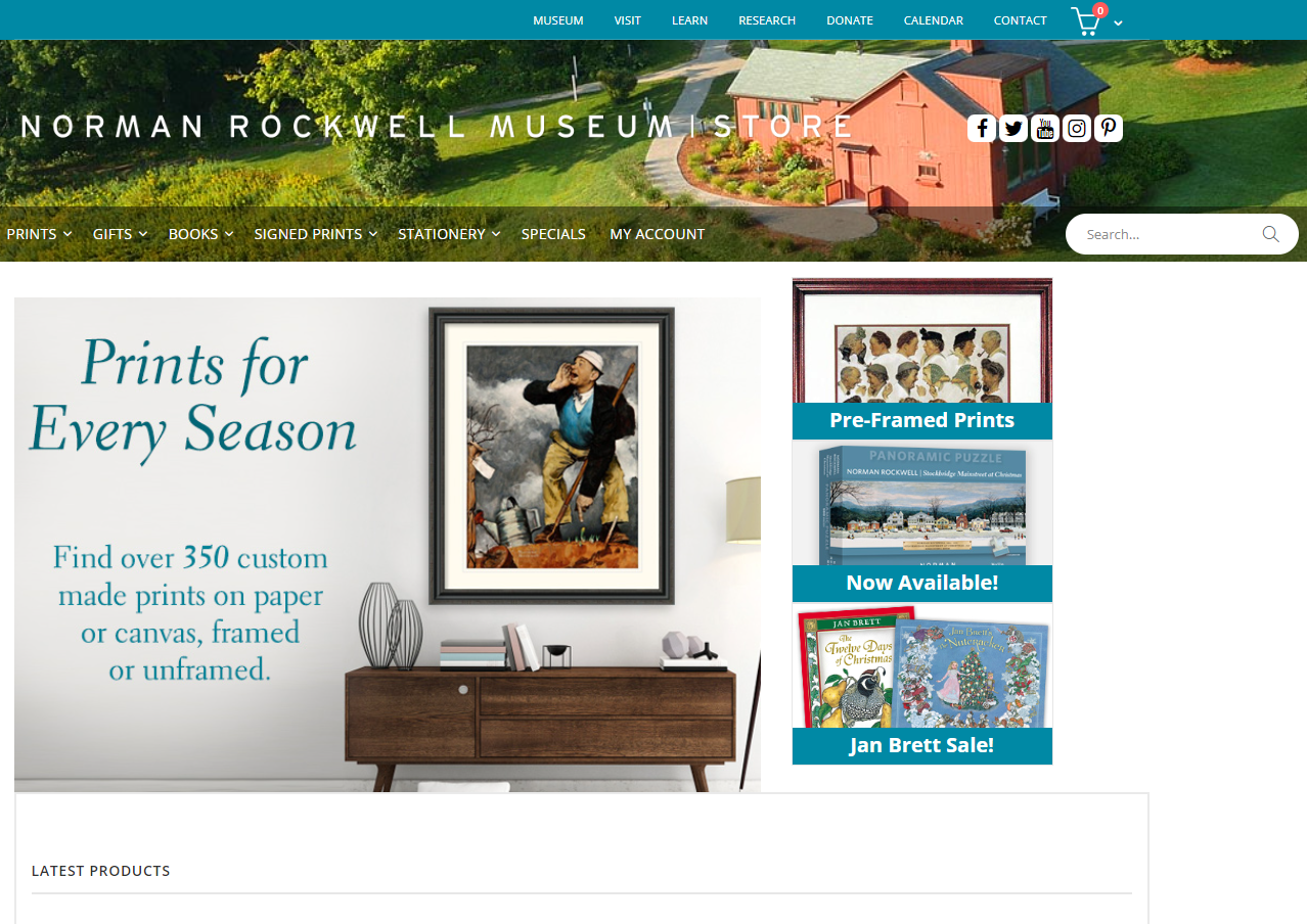 Norman Rockwell Museum Store